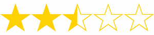 two and a half stars